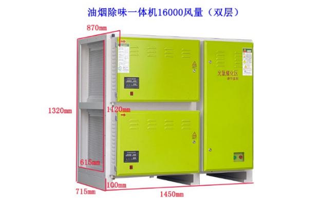 16000風(fēng)量油煙凈化器一體機(jī)（雙層）